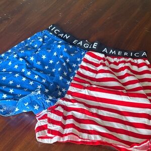 American Eagle Patriotic Print Boxers